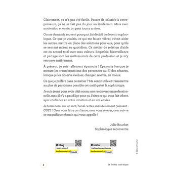 C'est décidé, je change de job ! Je deviens sophrologue