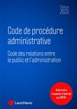 Code de procedure administrative 2023