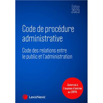 Code de procedure administrative 2023