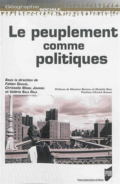 Le peuplement comme politique
