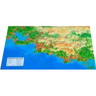 Carte en relief de la Sainte-Victoire et Sainte-Baume