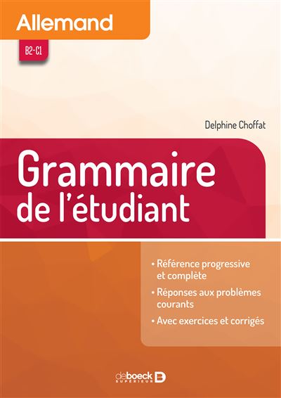 Allemand - Grammaire de l'étudiant B2-C1