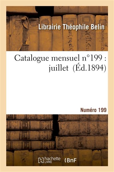Catalogue mensuel