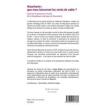 Mauritanie : que nous laisseront les vents de sable ?
