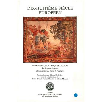 Dix-huitième siècle européen