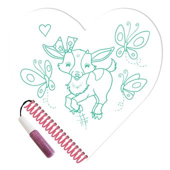 Mon carnet c ur à colorier Bébés animaux