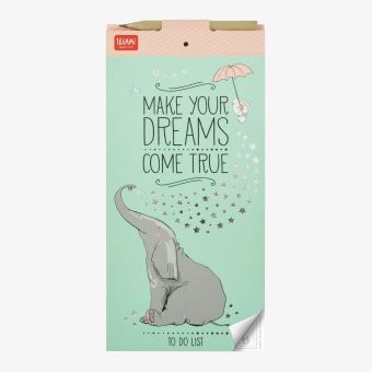 Bloc note magnetique Don't Forget Legami Make Your Dreams Come True