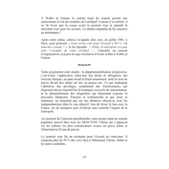 Avec Giscard en Auvergne