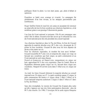 Avec Giscard en Auvergne