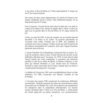 Avec Giscard en Auvergne