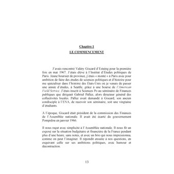 Avec Giscard en Auvergne