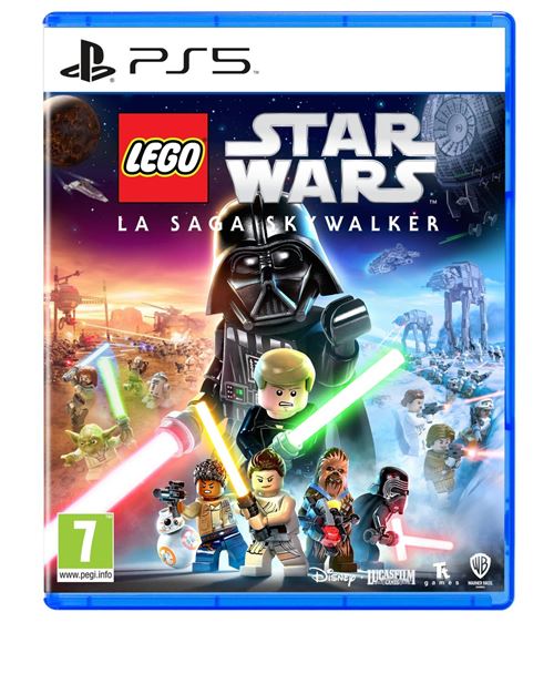 Pochette avant du jeu LEGO Star Wars': La Saga Skywalker PS5