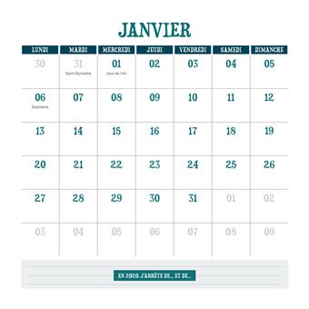 Calendrier Le Chat 2020