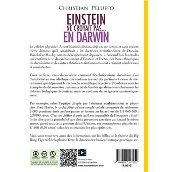 Einstein ne croyait pas en Darwin