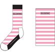 Chaussettes Unisex Blackpink Stripes et logo