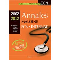 Annales maloine ecn internat 2002-2012