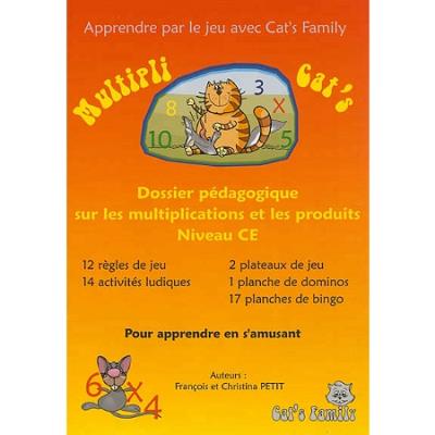 Multipli cat's : les multiplications et les produits, niveau CE