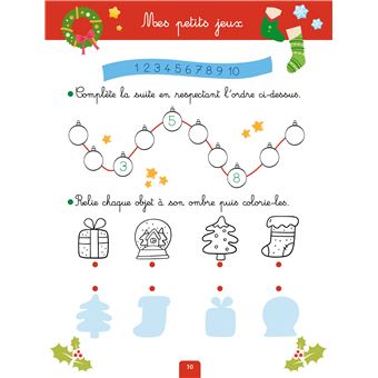 Mes coloriages magiques et jeux de Noel - chiffres