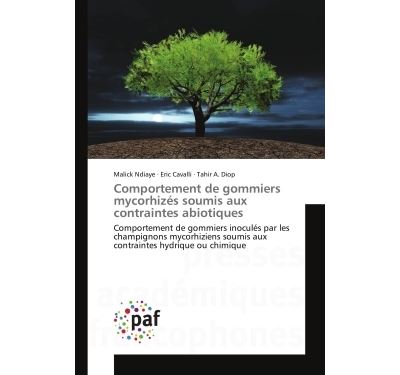 Comportement de gommiers mycorhizes soumis aux contraintes a