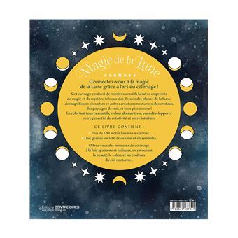 Magie de la lune - Livre de coloriage