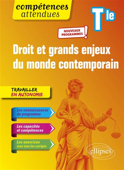 Droit Et Grands Enjeux Du Monde Contemporain - Terminale - Nouveaux ...