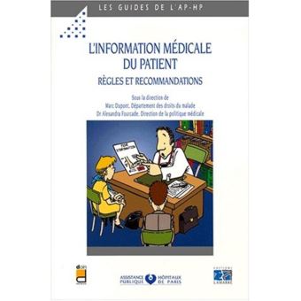 L'information medicale du patient regles et recommandations - broché ...
