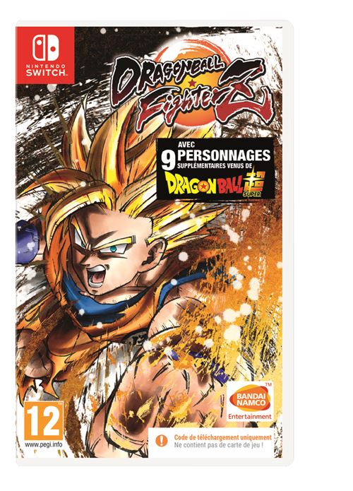 Dragon Ball Fighter Z Code in a box Nintendo Switch