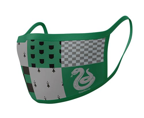 HARRY POTTER-SERPENTARD-SET DE 2 MASQUES VISAGE