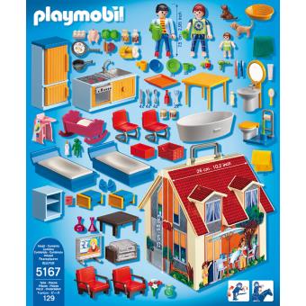 playmobil dollhouse 5167 maison transportable