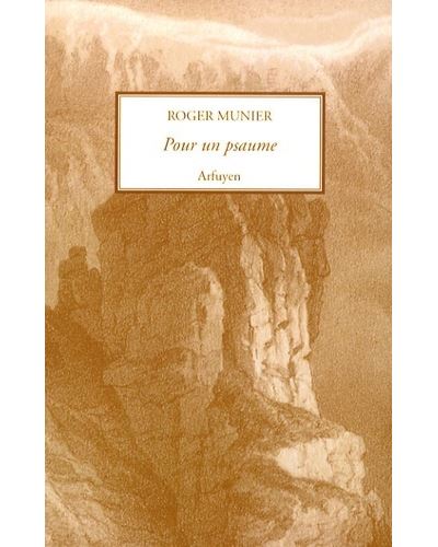 Pour un psaume - Roger Munier - broché