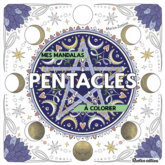 Mandalas à colorier : pentacles