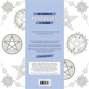 Mandalas à colorier : pentacles