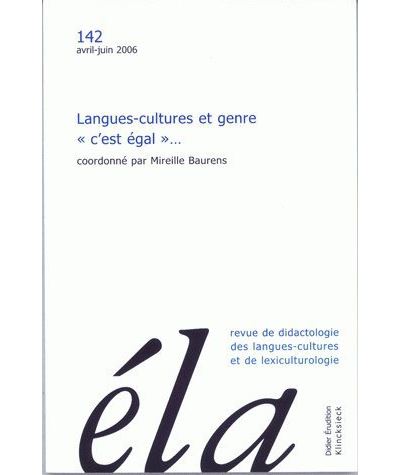 Études de linguistique appliquée -  N°2/2006