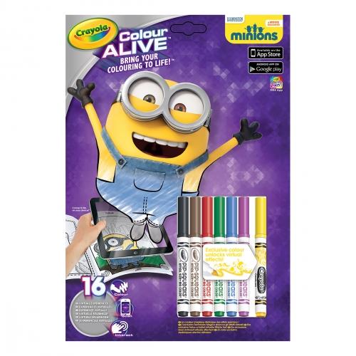 Kit créatif Color Alive Les Minions Crayola - Autres jeux créatifs ...