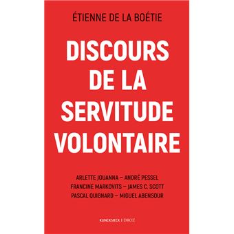 Discours de la servitude volontaire
