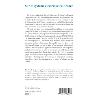 Sur le système électrique en France