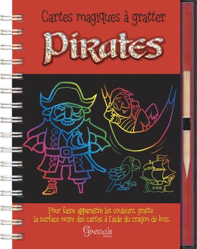 Pirates, cartes magiques à gratter
