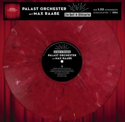 Eine Nacht im Wintergarten Vinyle Rouge Marbré
