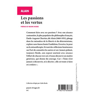 Les passions et les vertus