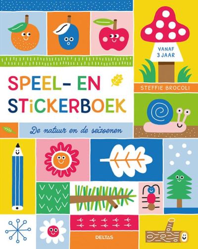 Speel- en stickerboek - De natuur en de seizoenen