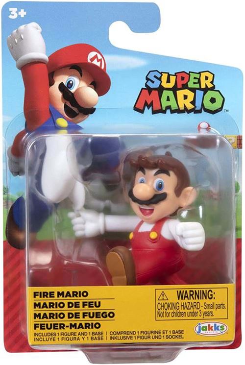 Figurine Super Mario Mario de Feu Edition Limitee 6.5 cm