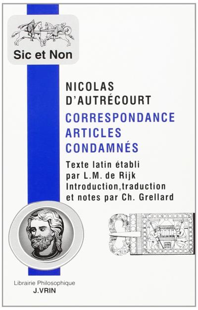 Correspondance - Nicolas d' Autrecourt - broché