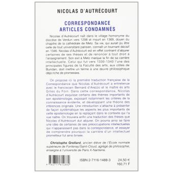 Correspondance Articles condamnés