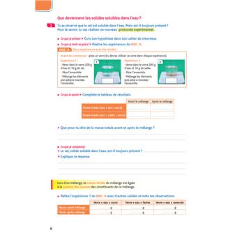 Les Cahiers de la Luciole - Sciences CM1