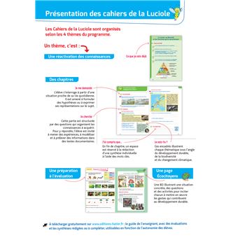 Les Cahiers de la Luciole - Sciences CM1