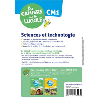 Les Cahiers de la Luciole - Sciences CM1