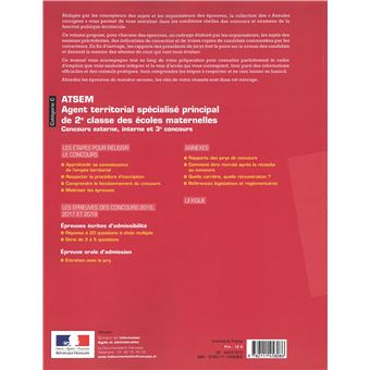 Atsem-Agent territorial spécialisé principal de 2e classe des écoles maternel