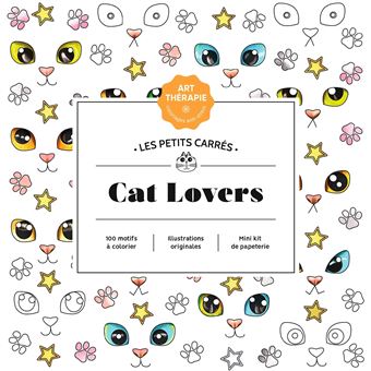 Les petits carrés d'Art-thérapie Cat Lovers