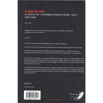 L'ange du mal Tome 1 - Tétralogie Massimo Zanetti