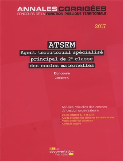 Agent territorial spécialisé des écoles maternelles - Principal de 2e classe -  CIG Petite Couronne - broché